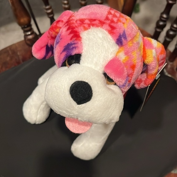 16 inch pink puppy plushy NWT by Nativo - Picture 2 of 5